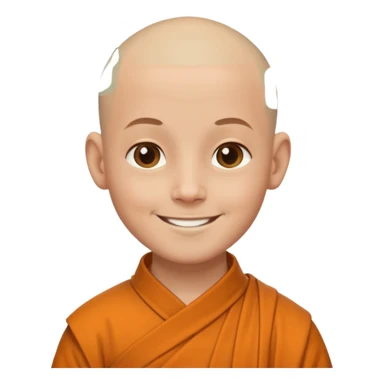 Buddha monks sticker