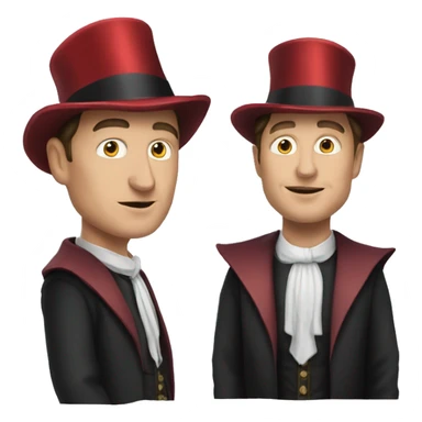 Elon musk with a magician hat sticker