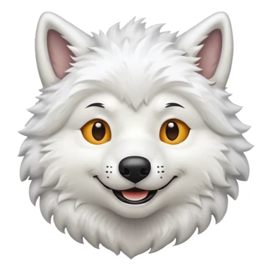 snow Wolf smile,  sticker