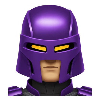 Magneto helmet sticker
