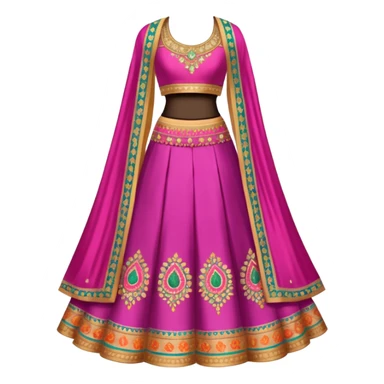 indian lehenga sticker