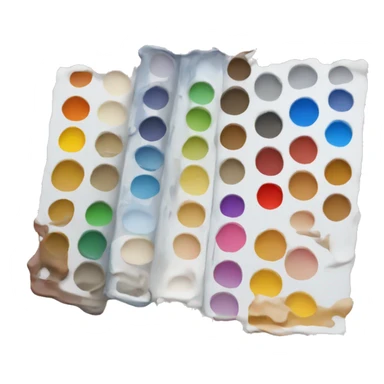 paint palette sticker
