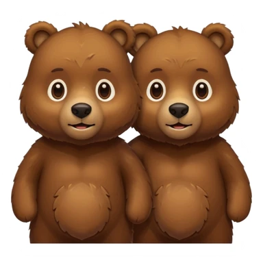 Bear couple sticker
