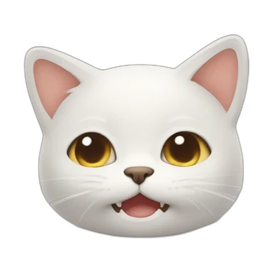 cute cat slap sticker