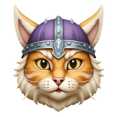 viking cat sticker