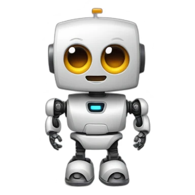 Pixotope robot mascot sticker