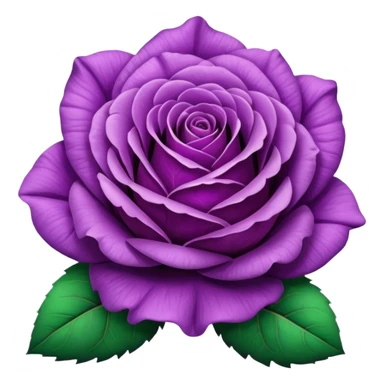 Purple rose sticker