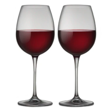 2 wine glasses cheers sticker