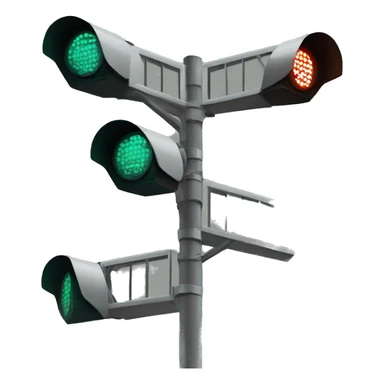 traffic signal sticker