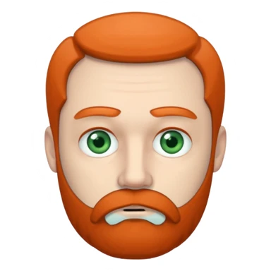 Greenish grey eyed adult man with tired look. Short dark grey hair, poor amount. He has a very long beard hanging. Pale skin. He's serious and looks tired. Make sure his hair and beard are both dark grey. sticker