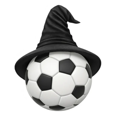 sorcerer hat soccer ball sticker
