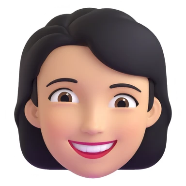 loving mom face sticker