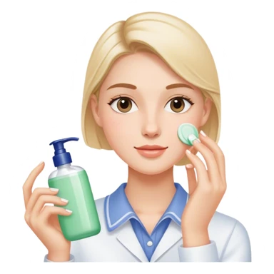 Preppy skincare  sticker