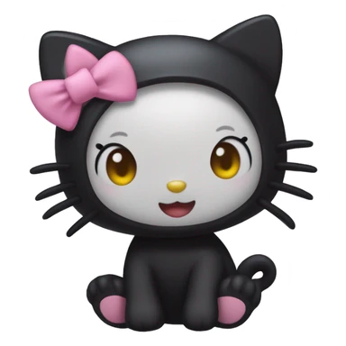 hello kitty kuromi sticker