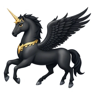 Black Pegasus sticker