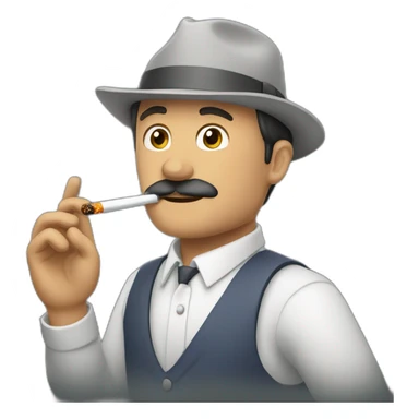 Benoît 16 smoking cigarette sticker