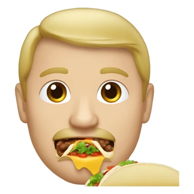 Vladimir poutine qui mange un tacos sticker