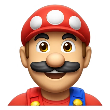 Super Mario with his red cap sticker
