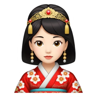 japaneses princess sticker
