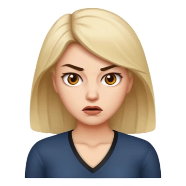 aggressive female boss sticker