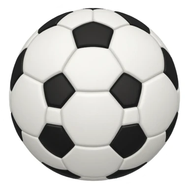 Soccer ball head sticker