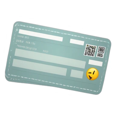 Flight Boarding pass sticker