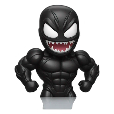 Venom Action figure sticker