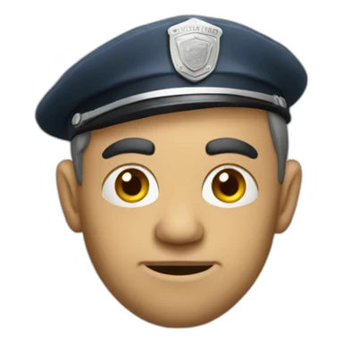 man-police-troll sticker