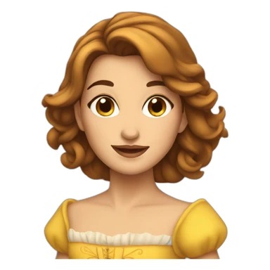 Femme belle sticker