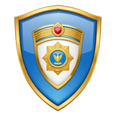 Kuwait police logo sticker
