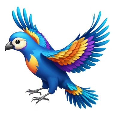 bird flying sticker