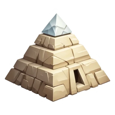 White rock pyramid ￼ sticker
