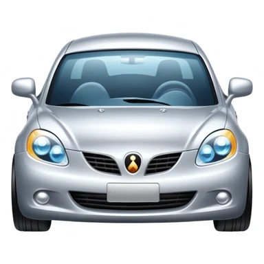 sparkling clean car with a sparkle effect sticker