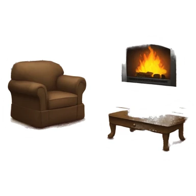 The night before Christmas fireplace sticker