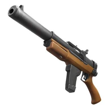 Fortnite character with gun  sticker