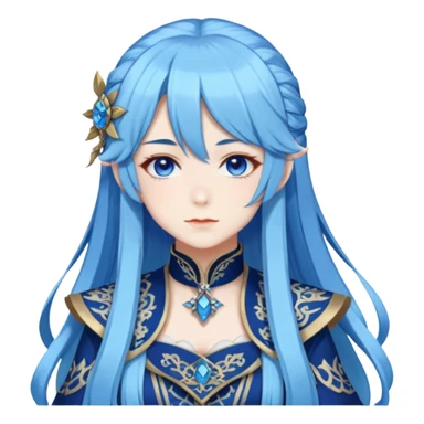 Furina from Genshin Impact sticker