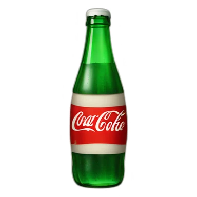 classic coke bottle sticker