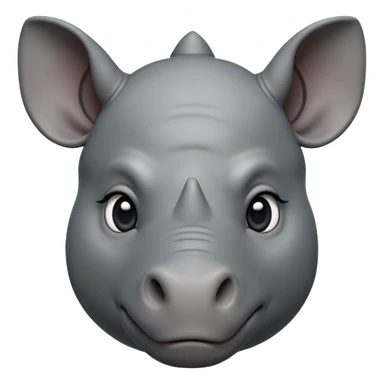 cinematic-noble-baby-rhinoceros-portrait-emoji,slate-grey-hide--poised-and-regal,-with-a-massive,-powerful-build-and-a-thick,-deep-set-soulful-piercing-eyes,-simplified-yet-sharp-and-sophisticated-features,-highly-detailed,-large-black-eyes sticker