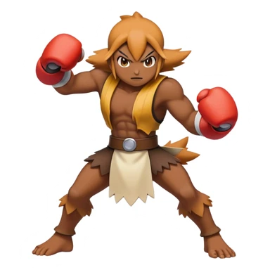 Fighting type pokemon sticker