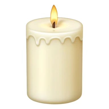 vanilla scented candle sticker