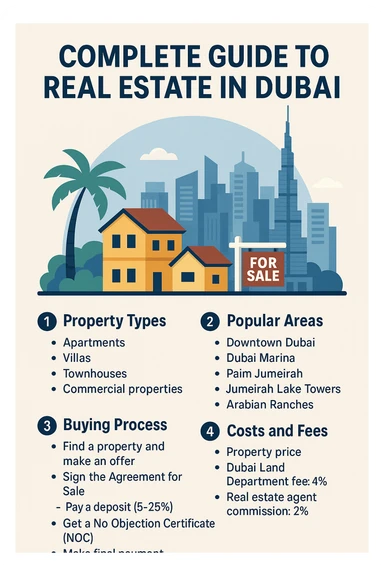 Complete guide to real estate in Dubai sticker