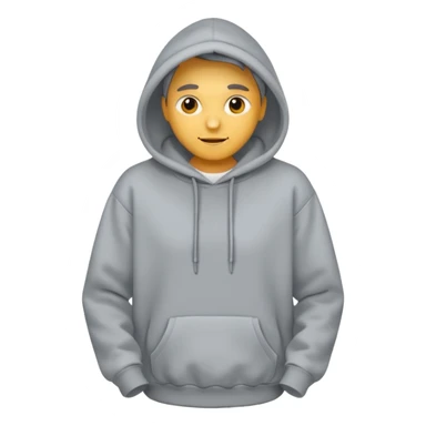 Oversized hoodie sticker