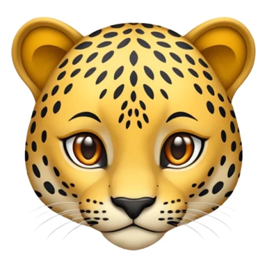 Leopar desenli kurdele altın rengi olsun  sticker