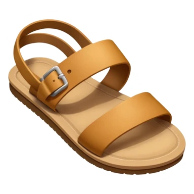 Create a emoji with sandle on hand, a smiley face  sticker