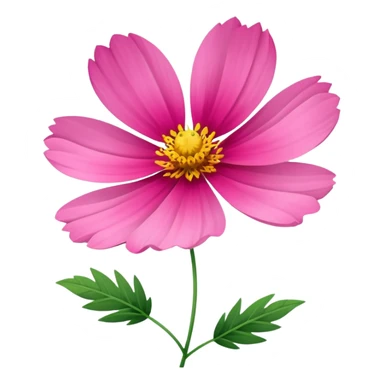 cosmos flower  sticker
