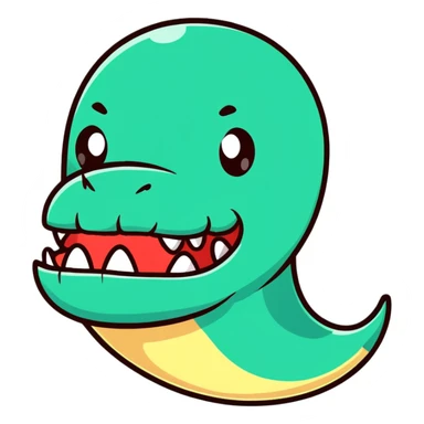 character with jaw dropped in total surprise sticker