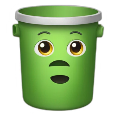 poubelle sticker