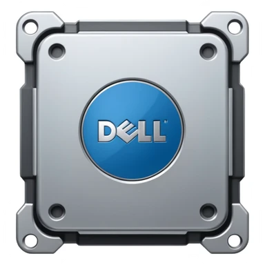 dell Central processing unit sticker