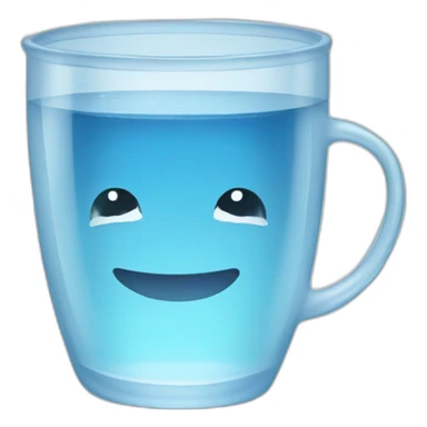 A cup of water sticker