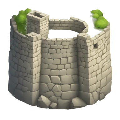 A stone tower, typical of the ancient ingush fortifications. sticker